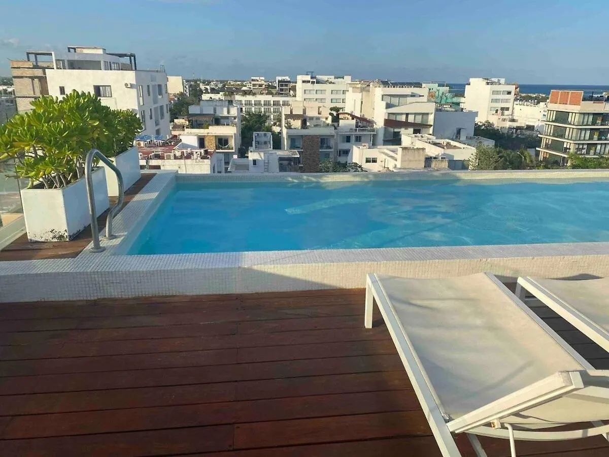 Estudio | Centrico | Piscina C/Vista Al Mar | Gym Lägenhet Playa del Carmen